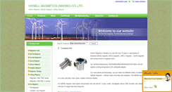 Desktop Screenshot of hawellmagnetics.com
